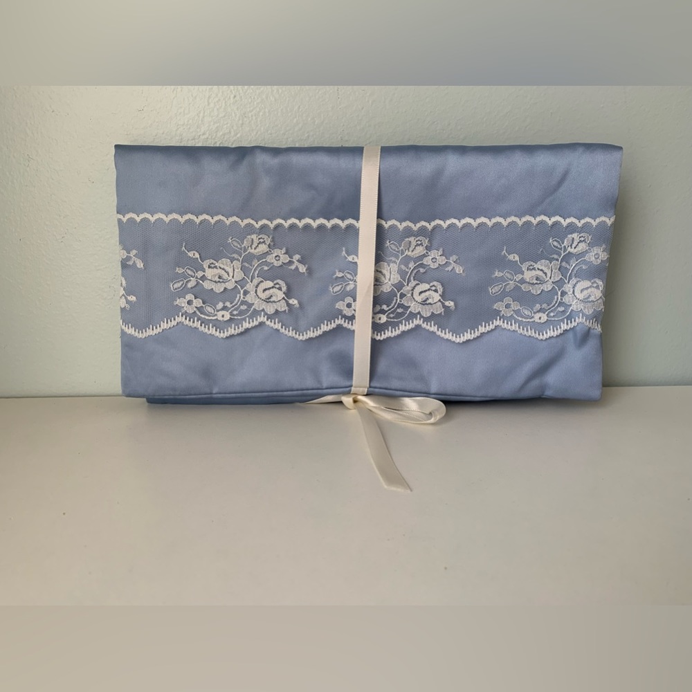 New Satin lace travel case